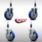 Service Caster 5'' SS Blue Poly Wheel Swivel 7/8'' Expanding Stem Caster Set 2 Brakes, 4PK SCC-SSEX20S514-PPUB-BLUE-2-TLB-2-78 - alternate 4